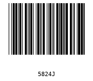 Bar code, type 39 5824