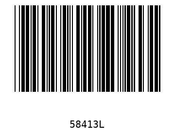 Bar code, type 39 58413