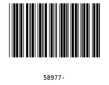Bar code, type 39 58977