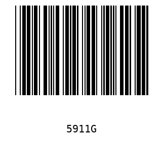 Bar code, type 39 5911