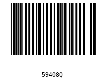 Bar code, type 39 59408