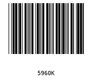 Bar code, type 39 5960