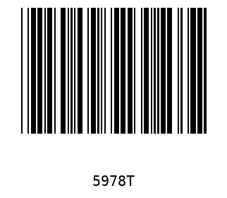Bar code, type 39 5978