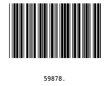 Bar code, type 39 59878