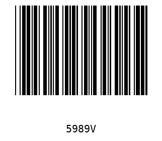 Bar code, type 39 5989