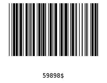 Bar code, type 39 59898
