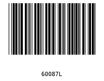 Bar code, type 39 60087