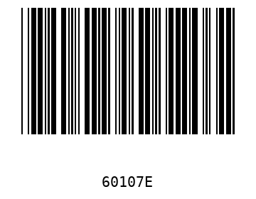 Bar code, type 39 60107