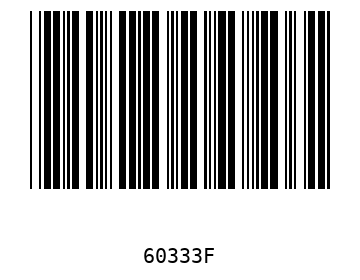 Bar code, type 39 60333