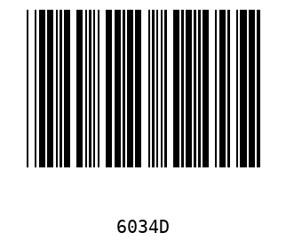Bar code, type 39 6034