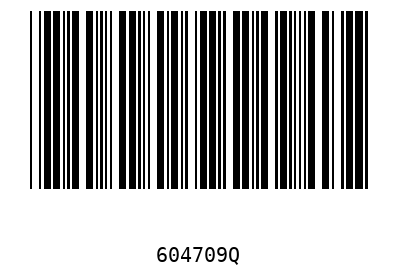 Bar code, type 39 604709