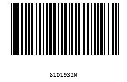 Bar code, type 39 6101932