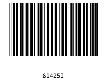 Bar code, type 39 61425
