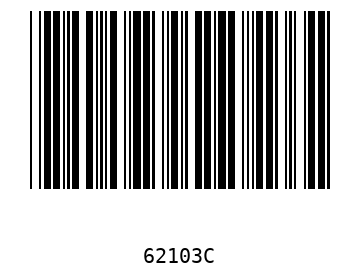 Bar code, type 39 62103