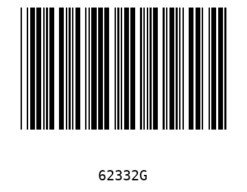 Bar code, type 39 62332