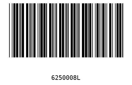 Bar code, type 39 6250008