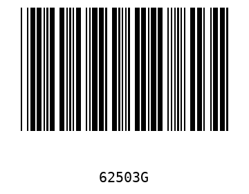 Bar code, type 39 62503