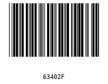Bar code, type 39 63402