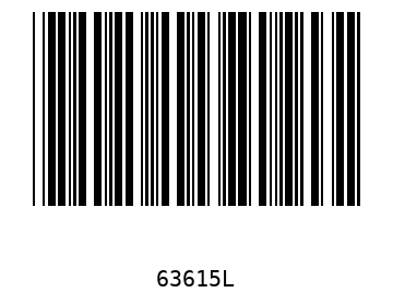 Bar code, type 39 63615