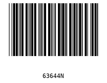 Bar code, type 39 63644