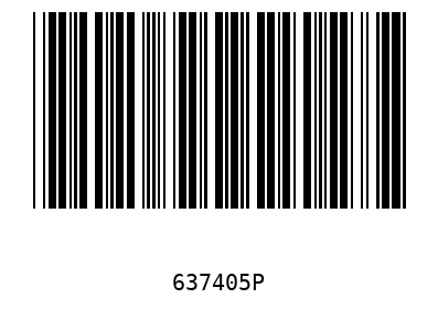 Bar code, type 39 637405