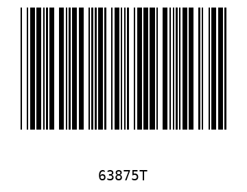 Bar code, type 39 63875