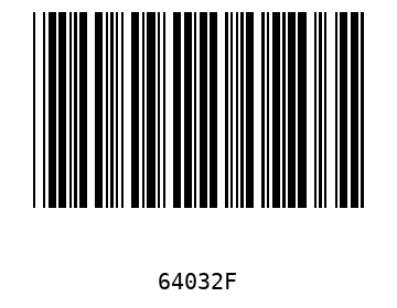 Bar code, type 39 64032