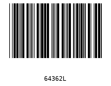 Bar code, type 39 64362