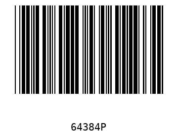 Bar code, type 39 64384