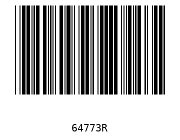 Bar code, type 39 64773