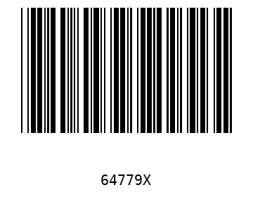 Bar code, type 39 64779