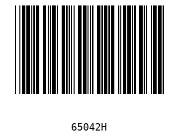 Bar code, type 39 65042
