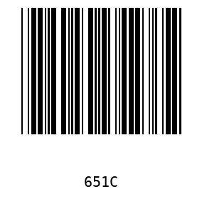 Bar code, type 39 651