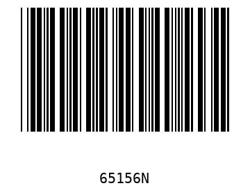 Bar code, type 39 65156