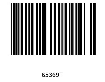Bar code, type 39 65369