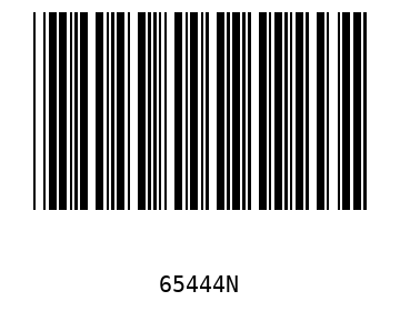 Bar code, type 39 65444