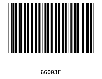 Bar code, type 39 66003