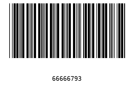 Bar code, type 39 6666679