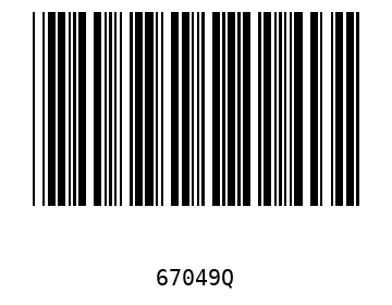 Bar code, type 39 67049