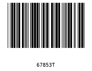 Bar code, type 39 67853