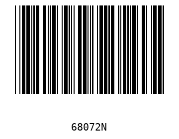Bar code, type 39 68072