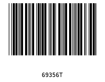 Bar code, type 39 69356