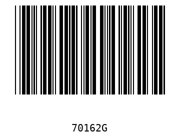 Bar code, type 39 70162