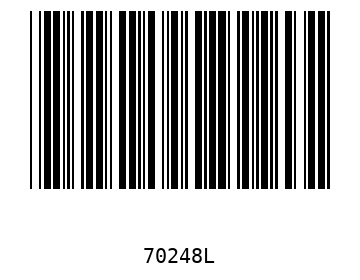 Bar code, type 39 70248