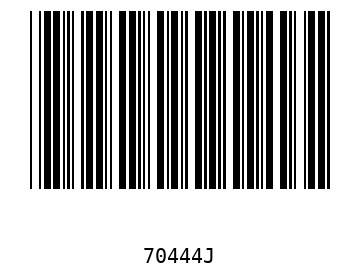Bar code, type 39 70444