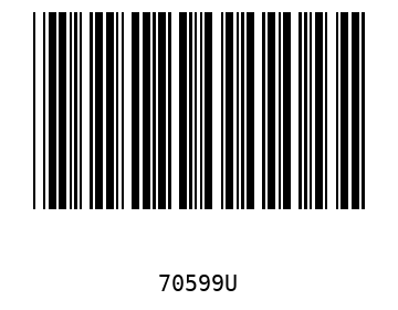 Bar code, type 39 70599