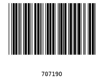 Bar code, type 39 70719