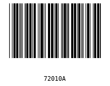 Bar code, type 39 72010
