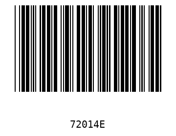 Bar code, type 39 72014