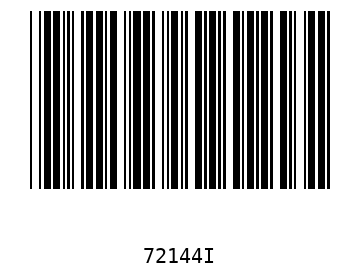 Bar code, type 39 72144